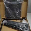 Shoe Rack 2 Tier Long Storage Organizer Wide Metal Shoe Shelf for Closet Entryway Black