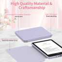 Sanyetral Protective Case with Magnetic TPU Back and Auto Wake/Sleep Function, Incompatible with Nokia TCL Remarkable -Purple