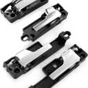 ATRACYPART Upgraded Metal Interior Door Handles Front/Rear Left & Right (4 PCS)  Fit for 2006-2012 Ford Fusion, Mercury Milan, 2006 Lincoln Zephyr, 2007-2012 Lincoln MKZ  Replaces 6E5Z5422601A