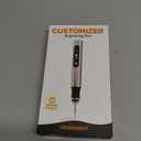 Customizer Engraving Pen (Formerly Culiau): Ultimate Cordless Portable Tool for Artists & DIYers - Engrave 50+ Surfaces - Beginner Friendly - Rechargeable - Free 30 Bits & Mastery Guide