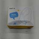 EarFun Kids Headphones Wired with Microphone, 85/94dB Volume Limit Headphones for Kids, Portable Wired Headphone with Shareport, Stereo Sound Foldable Headset for School/Tablet/iPad/Kindle, Black Red