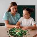 200 Pieces Wooden Puzzle for Adults Tree of Life, 200 Pieces Unique Animal Shaped Jigsaw Pieces, Premium Laser-Cut Brain Teaser Puzzle, Stress Relief Gift for Puzzle Lovers