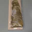 SARLA Invisible Wire Hair Extensions with 3 Clips Long Synthetic Wavy Curly Hairpiece Adjustable Transparent Headband for Women 18 Inch Honey Blonde/Bleach Blonde Highlights