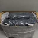 Heated Blanket Throw with 1/2/4/6/8 Hours Auto-Off 10 Heat Level, 50'' * 60'' Cozy Faux Rabbit Fur Bubble Electric Blanket with Overheat Protection(Dark Grey)