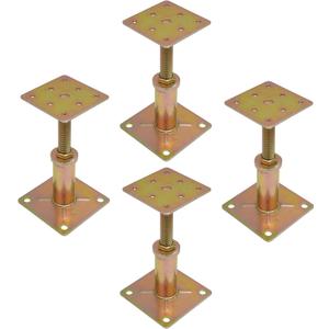 4Pcs House Jacks for Leveling Adjustable Jack Post 4.33" to 7" Height Range House Floor Jack for Temporary Support Floor Jacks for House