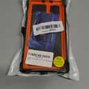 WallSkiN Case for Galaxy Note 10 (6.3") Heavy Duty Full Body Military Grade Drop Protection Carrying Cover Holder | Holster for Men Belt with Clip Stand  Camouflage/Orange