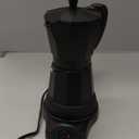 SHANGSKY Coffee Pot Electric Moka Pot 6 Cup, Espresso Coffee Maker Cafeteras Electricas Italian Coffee Maker Espresso Makers Portable Aluminum Electric Mocha Pot, Coffee Machine Moka Maker (Black)