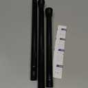 Black Tension Curtain Rod 28 to 48 Inch Spring Rod No Drilling Adjustable Shower Curtain Rod for Windows, Bathrooms, Closet, Kitchen