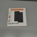 DuckSky for iPhone 13 Pro 6.1" Genuine Leather Wallet caseRFID Blocking4 Credit Card HolderReal Leather Flip Folio Book Protective Cover Women Men for Apple 13Pro Phone case Purple