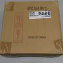 GBhome 12OZ Stackable Coffee Mugs, Ceramic Coffee Mugs with Texture Patterns for Man,Woman,Dad,Mom, Modern Coffee Mugs Set of 4 for Latte/Cappuccino/Cocoa. Dishwasher&Microwave Safe, Black