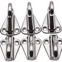 2 x NRC&XRC Spring Snap Attach Rope Hook,SS 316 Fender Spring Fending Marine Clothes Boat Hardware (2)