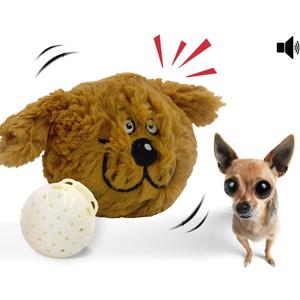 Interactive Dog Toy, Plush Electric Dog Toy, Vibrating and Squeaky, Battery Operated, Prevent Boredom for Pets