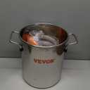 VEVOR Brew Kettle 16 Gal, Brewing Pot Stainless Steel, Brew Kettle Pot for Beer Brewing with Filter&Filter Tray, Tri Ply Bottom for Beer