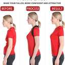 Schiara Posture Corrector for Men and Women, Comfortable Upper and Back Brace, Adjustable Back Straightener Support for Back, Shoulder and Neck