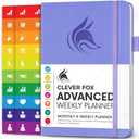 Clever Fox Advanced Weekly Planner  Undated Weekly & Monthly Life Goal Planner for Daily Productivity, Time Management and Hit Your Goals  Day Organizer Journal  Hardcover A5, Lavender