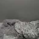 BeryLove Women Sequin Formal Party Dress Flutter Short Sleeve Wedding Cocktail Long Evening Dress (X-Large, Black)