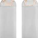 Carbrea 66 Inch Garment Bags for Hanging Clothes - Long Dress Bags for Gowms Closet Wardrobe Storage Travel - 2 Pack