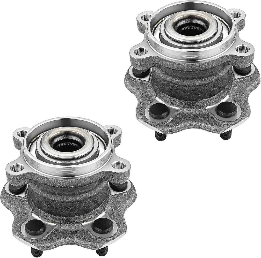 JLEO 512373 (Pair) AWD Rear Wheel Bearing and Hub Assembly Replacement Fits for Nissan Juke 2011-2017,for Nissan Rogue 2008-2020 Non-ABS