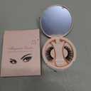 Magnetic Eyelashes Kit with Applicator Natural Look, Magnet lashes Pack Portable Reusable No Glue False Eyelashes Kit Easy to Wear Wispy Fluffy L11