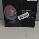 SIDVAR Bluetooth Speaker Night Lights, Wireless Charging Modern Speaker, Best Teenage Birthday Gift Ideas, Tween Girls Gifts/Please Use the Original Adapter（10W Wireless Charging）