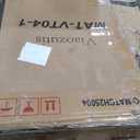 Vanity, Small Vanity Desk with Sliding Mirror, Dimmable LED Lights, 2 Drawers,Vanity Table Ideal for Bedroom (White)