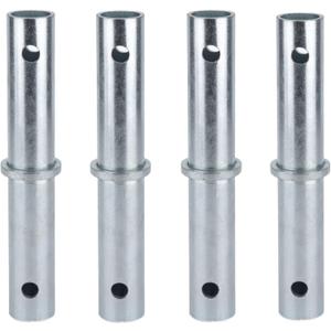 Heavy Duty Scaffolding Coupling Pin 1-5/16"OD x 9"L with 1/4" Collar,Scaffolding Supplies Part Retainers (4PACK)