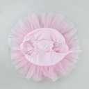 Baby Girls Soft Fluffy Tutu Skirt with Diaper Cover, Tulle Dress Skirt 3 Layers Soft for Newborn,Toddler (Pink, S)