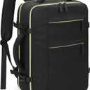 Capolo Travel Backpack for Women Men Waterproof Laptop Backpack Airlines Approved Carry On Backpack Bag Computer Back pack for Business, Work, Traveling Fits 15.6 Inch Laptop(Deep Black)