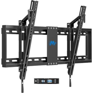 Mounting Dream Tilt TV Wall Mount - Fits 42-70 Inch TVs, Tilt Up to 20 Degrees, VESA 200x100 to 600x400mm, 132 lbs Loading, Fits 16", 18", 24" Studs - MD2165-LK (Black)