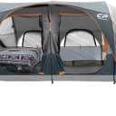 CAMPROS CP Tent 12-Person-Camping-Tents,3 Room Family Tents,Waterproof Windproof Family Tent with Top Rainfly,6 Large Mesh Windows,Double Layer,Easy Set Up, Portable with Carry Bag-20' x 9' x 72"(H)
