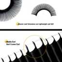 3 x KOLYBEL Classic Lash Extensions 0.15 C CC D DD J B L Curl 8-16mm Mixed Lash Trays Premium Silk Eyelash Extensions Matte Dark Lash Extension for Professional Salon Use (0.15-D-8-16mm)