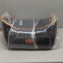 Small Dog Car Seat, Memory Foam Dog Booster Seats with Thick Cushion for Medium Dogs Under 35lbs, Detachable Washable Pet Car Seat Bed with Storage Pockets,2 Safety Belts (Black/gray)