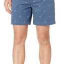 Amazon Essentials Mens Classic-Fit 7" Chino Shorts (33, Navy Anchor)
