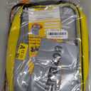 5 Pack Toy Storage Bags Compatible with LEGO Bricks, Portable Carrying Case for LEGO Easy Organizer, Puzzles Blocks Containers& Board Game Bins with Name Tag, Manual Pocket, Visible Top& Handle