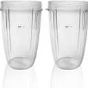 Replacement Parts cups, Compatible with NutriBullet 600W and 900W Blender (2 24oz cups)
