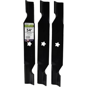 MaxPower 561747B 3 Blade Set for Many 54 in. Cut Craftsman, Husqvarna, Poulan Mowers Replaces OEM #'s 187256 and 532187256