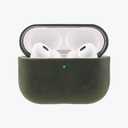 RustBend Leather Case for AirPods Pro 3, Battle-Worn Vintage Finish, Rugged Luxury,Handmade Full-Wrap Case,Handmade RustBend Crazy Horse Leather (Forest Green)