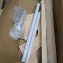 Zakkart SnugCloud Cat Window Perch with 4-Sided Bolster - Orthopedic Cat Hammock for Window Sill - Solid Hardwood & Metal Frame - Window Seat for Pets (Natural Color Wood w/Brown Bed, Large) (Large (25"x15"))