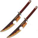 Metal Demon Sword 104cm/41inchs,Stainless Steel, Hashira Pillar and Protagonist Katana for Anime Cosplay, Anime Original Textures, Multiple Styles to Choose from