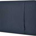 18.5 inch Portable Monitor Sleeve, Padded Shockproof Protective Carrying Case Bag with Accessory Pocket, Water-Resistant Computer Display Bag for 18-18.5" Portable Monitors -Navy Blue