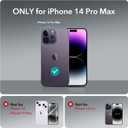 ESR for iPhone 14 Pro Max Case, Compatible with MagSafe, Shockproof Military-Grade Protection, Scratch-Resistant Back, Magnetic Phone Case for iPhone 14 Pro Max, Classic Hybrid Case, Clear