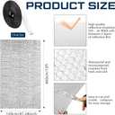 Frienda Rv Window Reflective Insulation Roll 47.2inch*15ft Double Aluminum Foil Heat Bubble Thermal Window Shade Door Cover Blackout for Garage Roof Travel Camper Skylight Shield