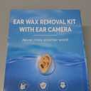 Ear Wax Removal Tool with Ear Camera by Tilcare - Ear Irrigation Flushing System for Adults & Kids - Perfect Ear Cleaning Kit - includes Basin, Syringe, Curette Kit, Towel and 30 Disposable Tips