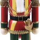 Clever Creations Soldier 14 Inch Traditional Wooden Nutcracker, Festive Christmas Dcor for Shelves and Tables