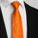 Enlision Ties for Men Solid Color 3.35" Formal Business Necktie Classic Satin Mens Wedding Party Ties