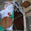 70"x19"Full Length Mirror with Stand,Coat Rack with Mirror,Solid Wood Floor Mirror,Swivel Mirrorfor Bedroom, Living Room, Cloakroom (Walnut)