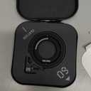 Aulumu G09 Magnetic Ring Grip | Omnidirectional Rotation | MagSafe Compatible | Aluminum Alloy Construction | Stable Dual-Sided Magnetic Attachment | Includes Handle Ring Phone Stand- Black