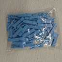 51 Pcs Baby Shower Games Supplies Cool Baby Shower Game Include Don't Say Baby Sign and 50 Baby Shower Clothespin Plastic Clothespins Baby Shower Party Supplies for Gender Reveal(Blue)