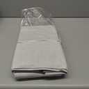 EMEMA Ivory White Linen Blackout Curtains 84 inch Length 2 Panels for Bedroom Living Room Thermal Insulated 100% Black Out Linen Drapes Room Darkening Curtains Luxury Decor for Window, 42 x 84 Inch