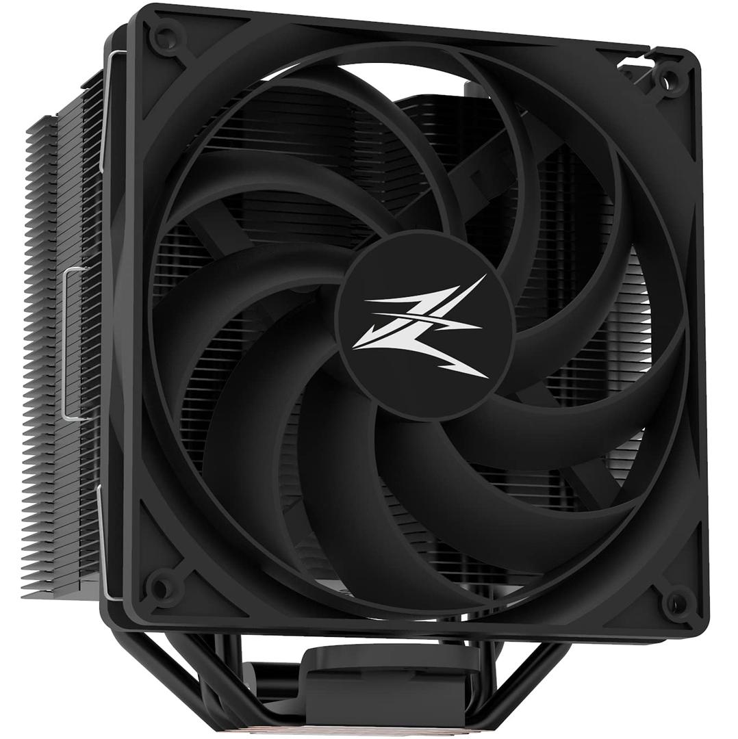 Zalman CNPS 10X Performa Black, Extreme Performance CPU Cooler, LGA1700 Compatible, Powerful 135mm Annular Fan 1500RPM, 75 CFM, 180W TDP, 4 Copper Heat Pipes, STC 8 Thermal Paste Included - Black